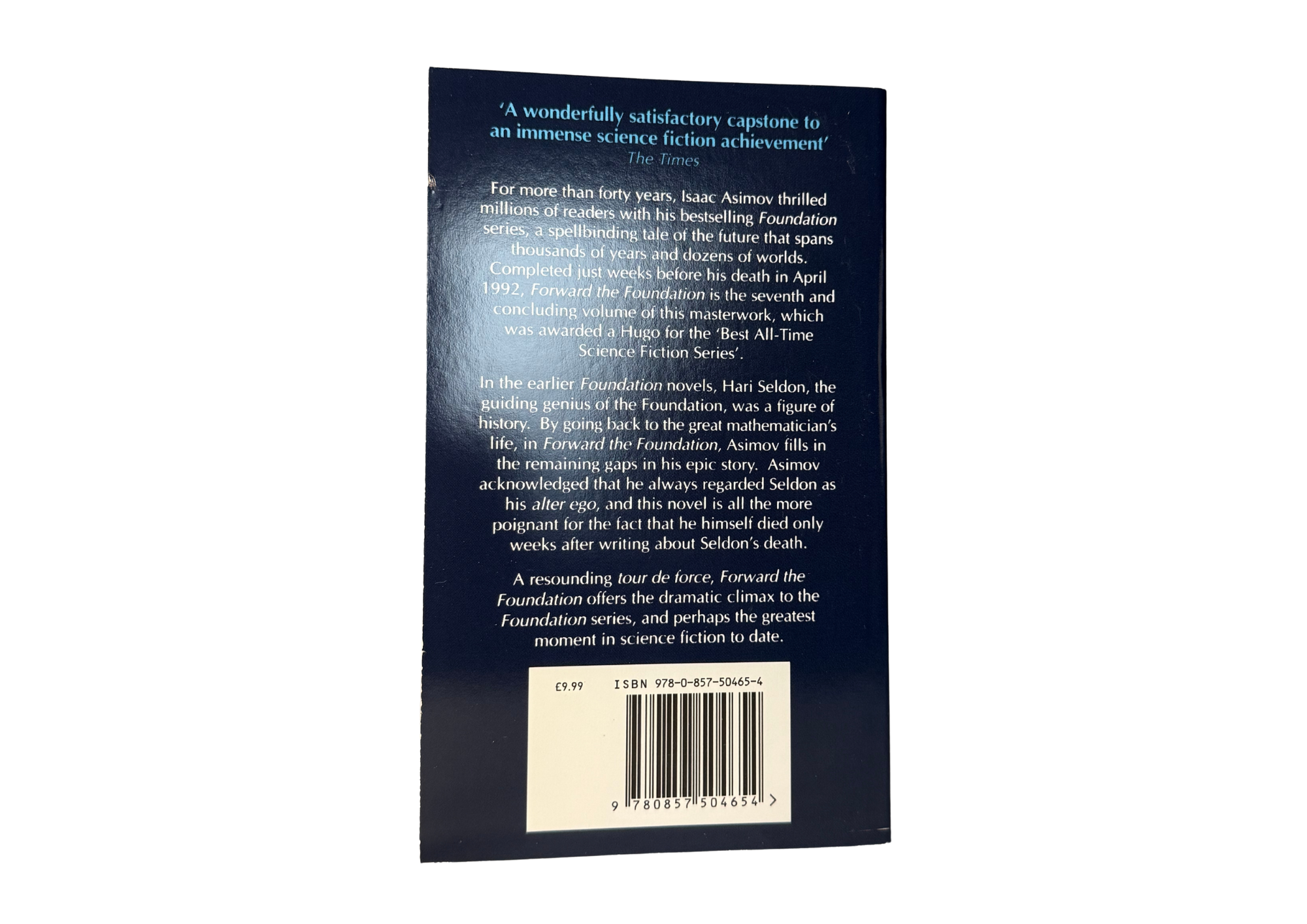 Forward the Foundation by Isaac Asimov (Book 7)