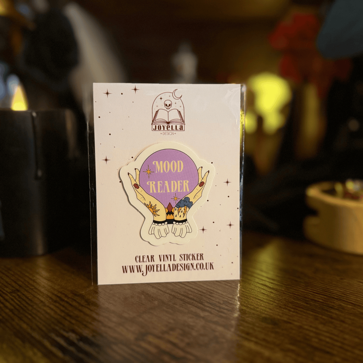 Mood Reader Clear Vinyl Sticker