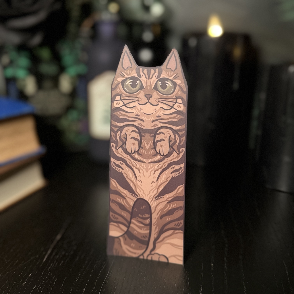 Full Tabby Cat Bookmark by Tied Fates