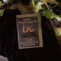 Favourite Bookworm Birthday Card by Tied Fates