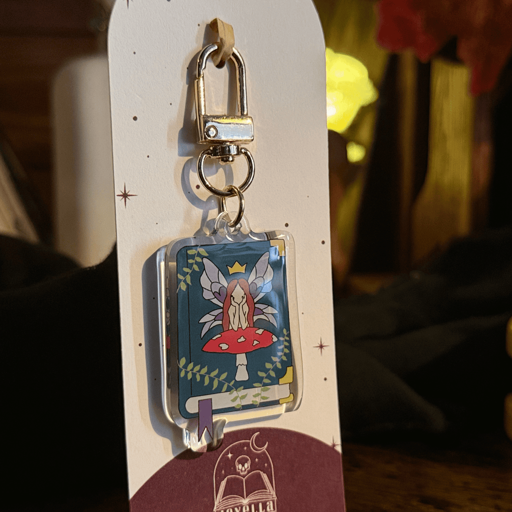 Fairy Book Acrylic Keyring