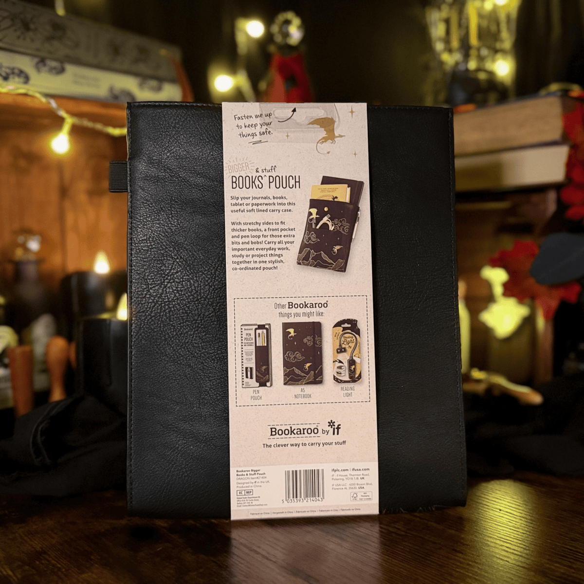 Bookaroo Dragon Books & Stuff Pouch
