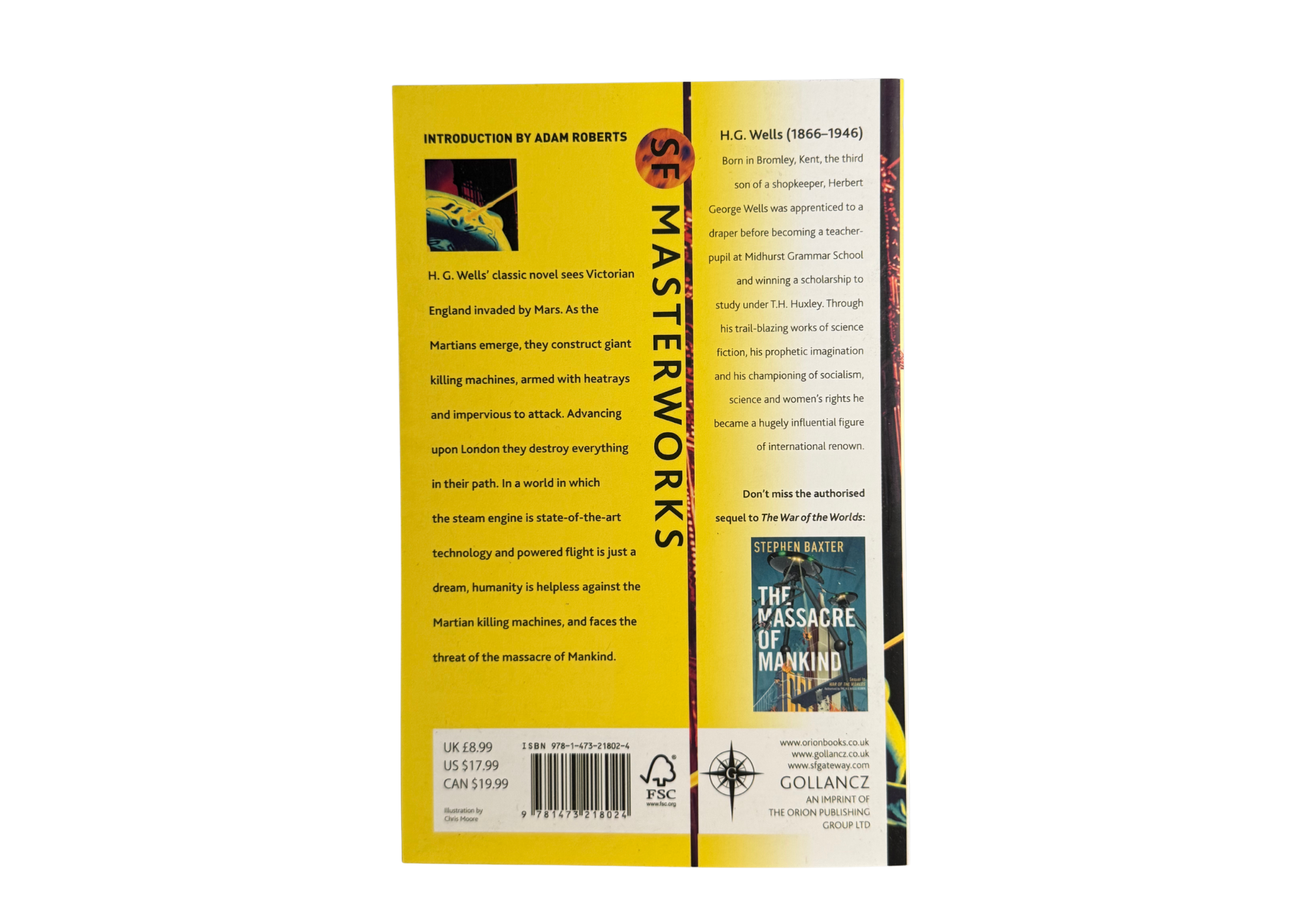 The War of the Worlds by H.G Wells