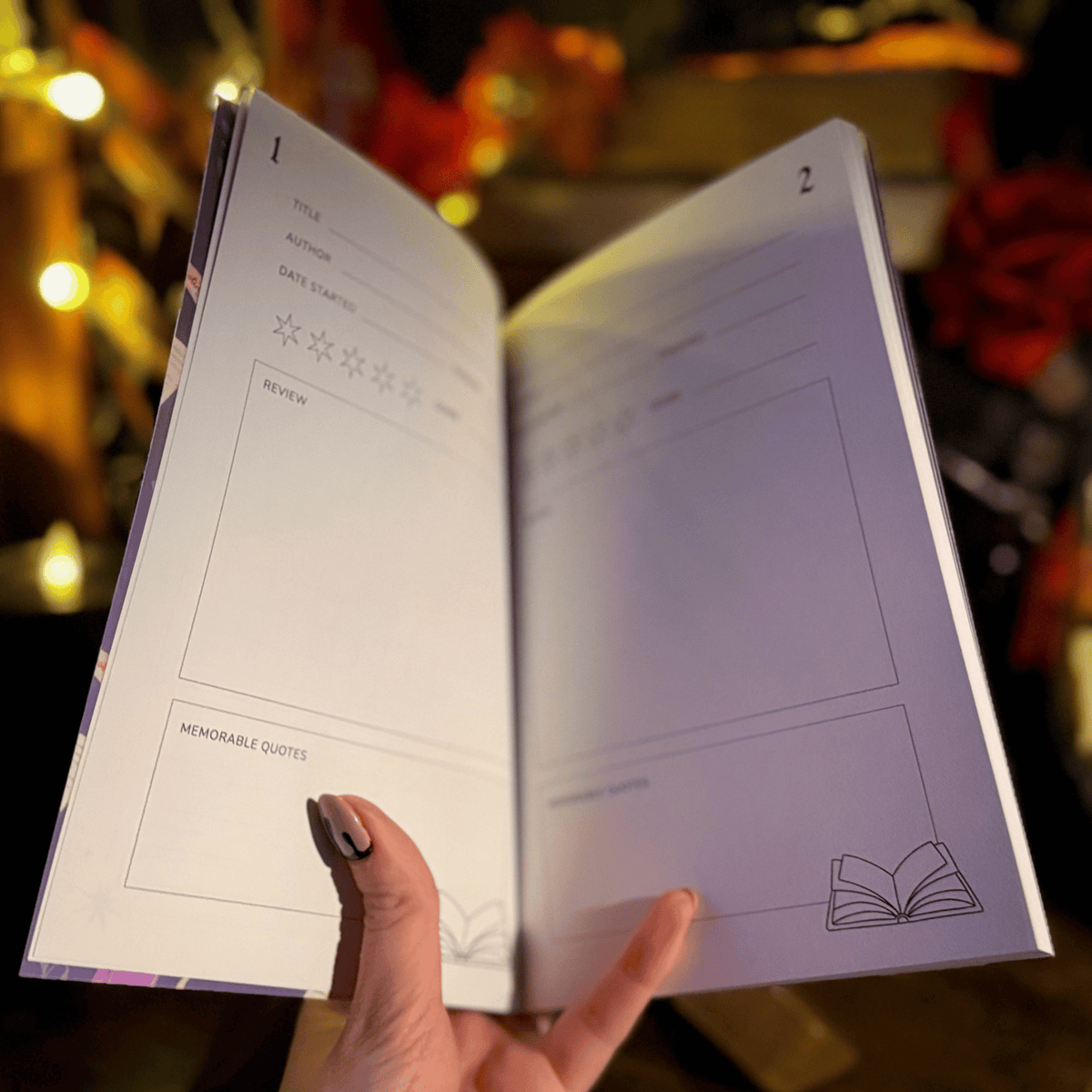 Cosy Quest Dragon Reading Journal