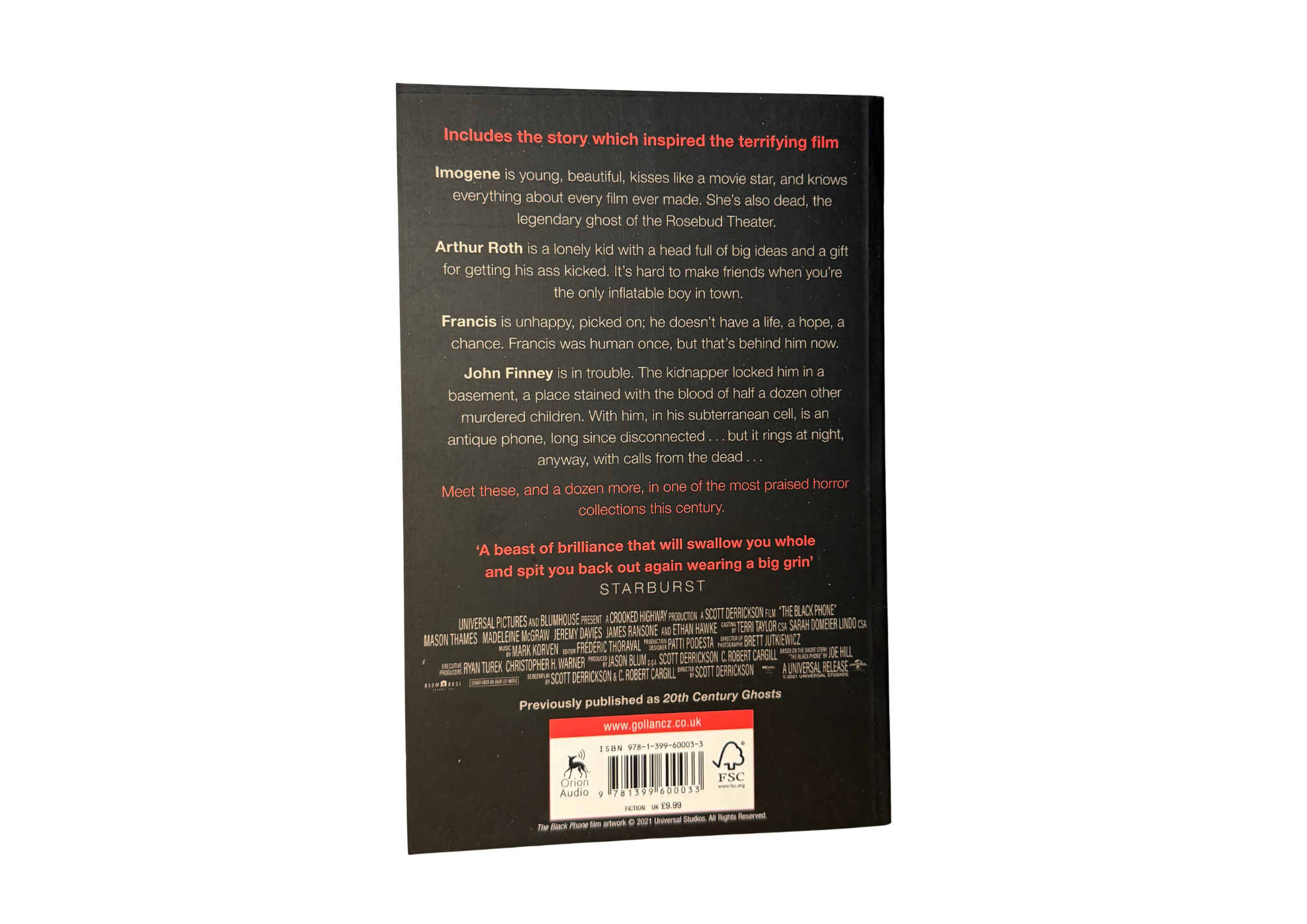 The Black Phone and other stories - Joe Hill