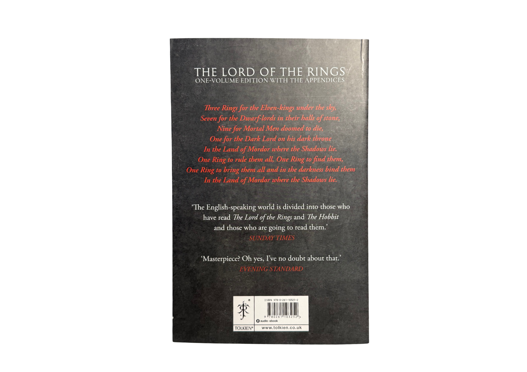 The Lord Of the Rings by J.R.R. Tolkien (Full trilogy)