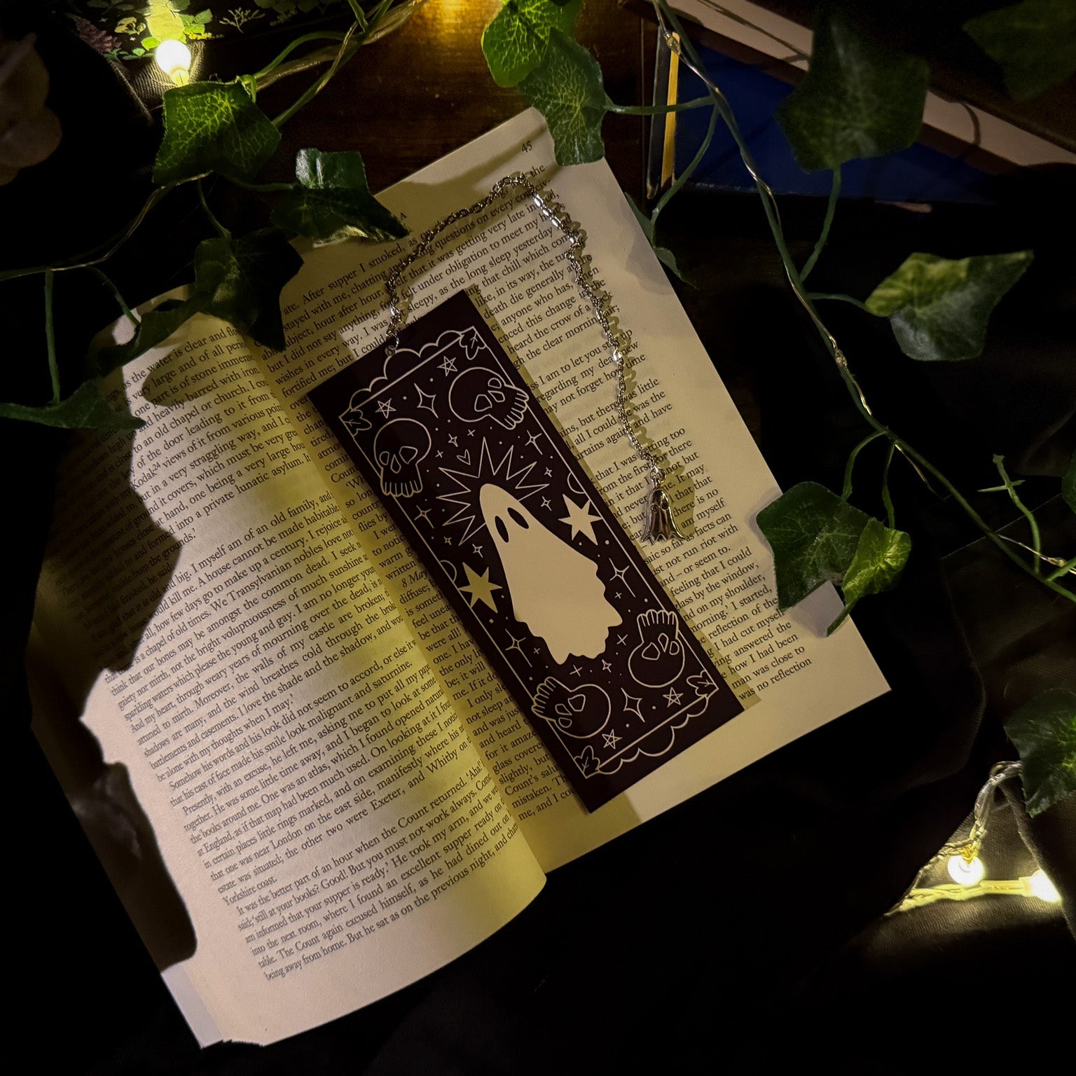 Ghosty Chain Bookmark by Tied Fates
