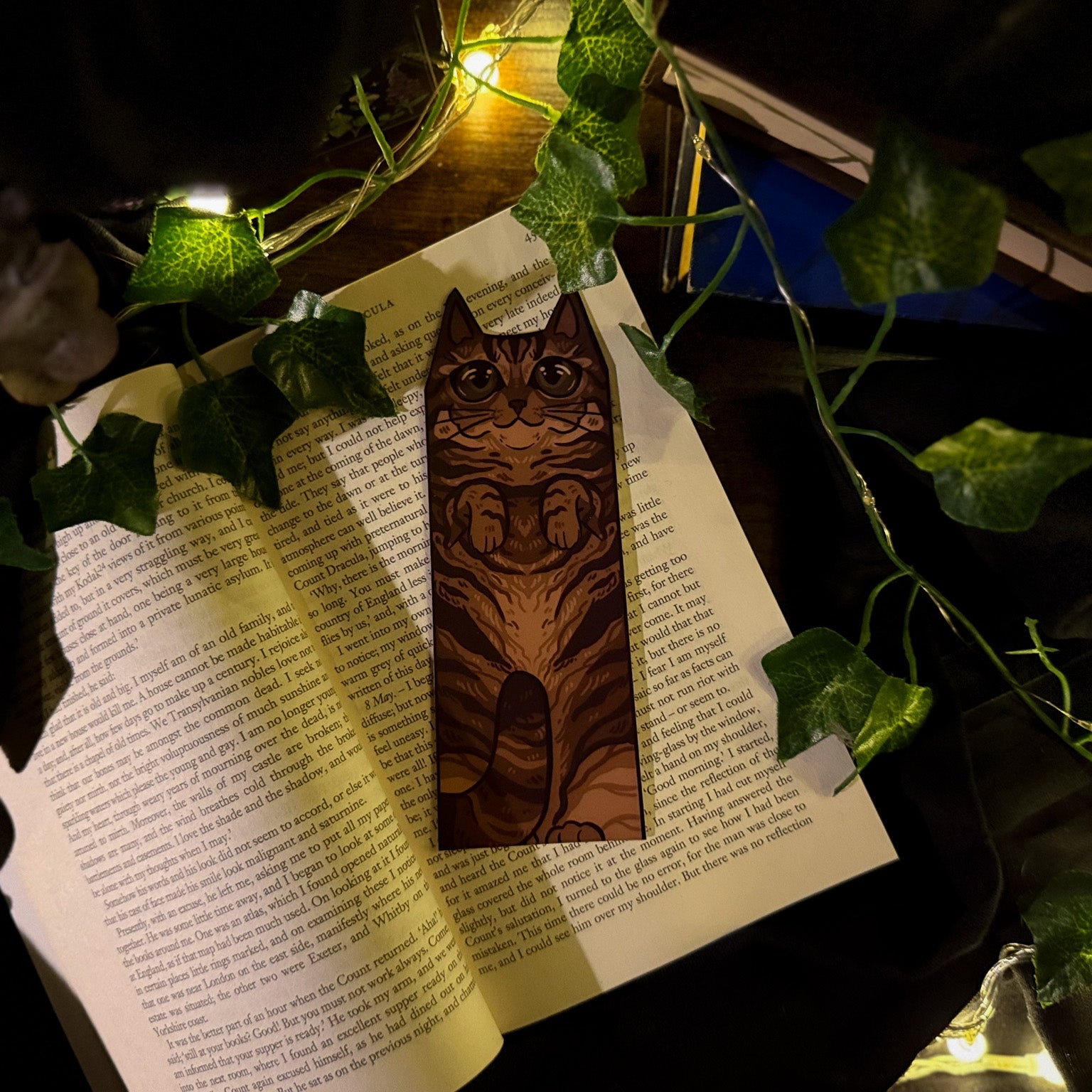 Full Tabby Cat Bookmark by Tied Fates