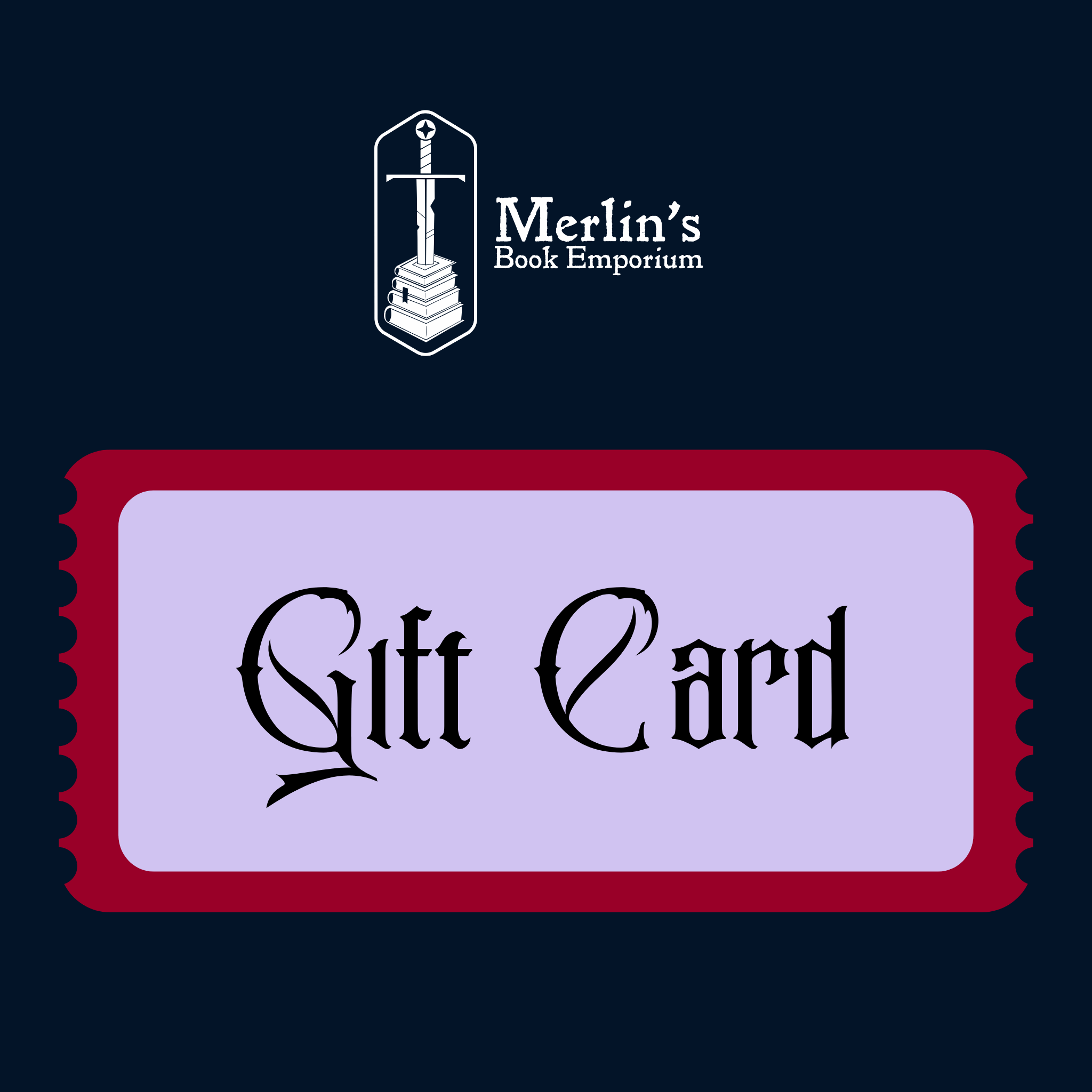 Merlin's Book Emporium Gift Card